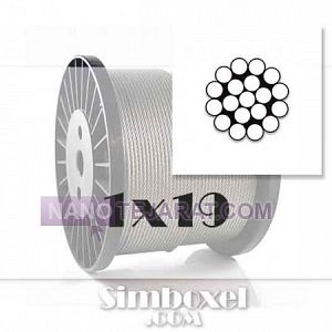 سیم بکسل مهاری 1X19 سیم بکسل مهاری 1X19